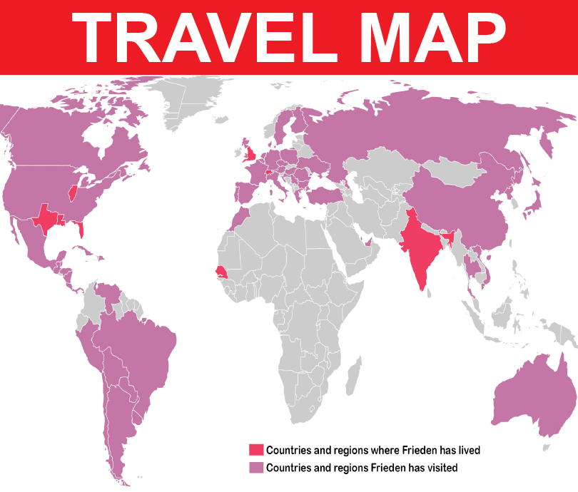 Travel map